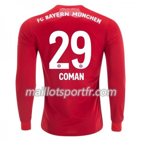 Maillot de Foot Bayern Munich Kingsley Coman 29 Domicile 2019/20 ML